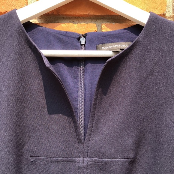 Banana Republic A Line Navy Work Dress - Picture 4 of 4